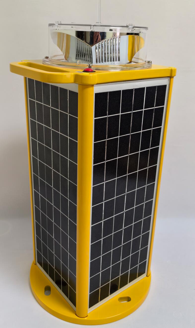 Solar powered LED marine lights